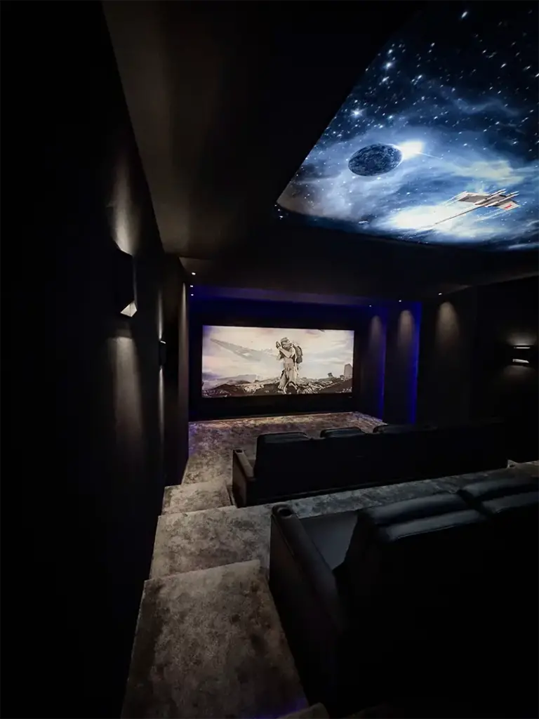 Private Home Cinema 2 Northern Interior | Din Design Studio i Göteborg